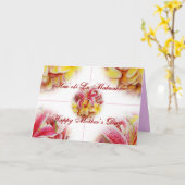 Hawaiian Moederdag floral Kaart (Gele Bloem)