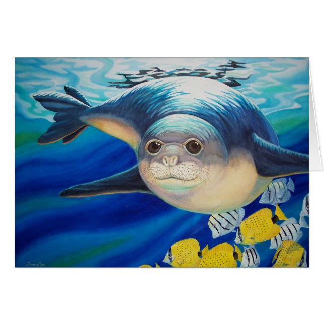 Hawaiian Monk Seal (Voorkant Horizontaal)