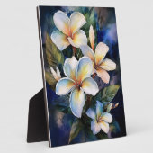 Hawaiian Moonlight Plumeria Fotoplaat (Zijkant)