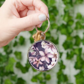 Hawaiian Moonlight Plumeria Sleutelhanger (Hand)
