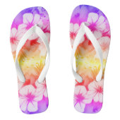 Hawaiian Multi Flower Teenslippers (Voetbed)