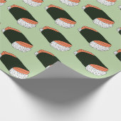 Hawaiian Musubi Food Patterned Verjaardag Cadeaupapier (Hoek)