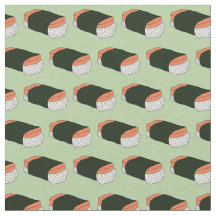 Hawaiian Musubi Sushi Food Pattern