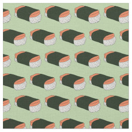 Hawaiian Musubi Sushi Food Pattern Stof