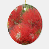 Hawaiian Native Ohia Lehua Flower Design Keramisch Ornament (Links)