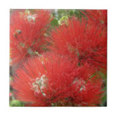 Hawaiian Native Ohia Lehua Flower Design Tegeltje (Voorkant)