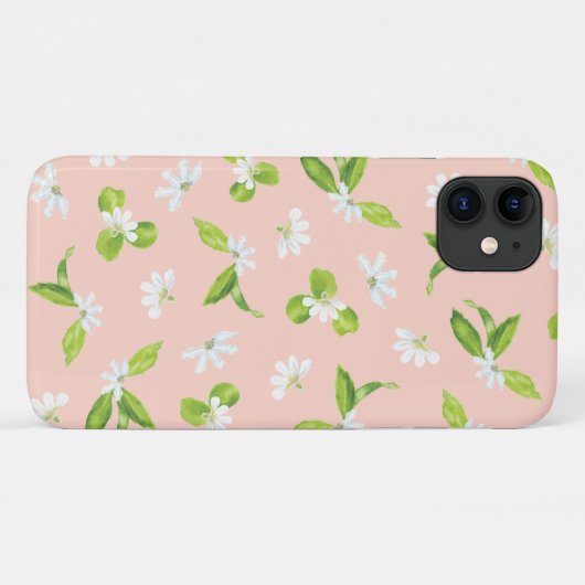 Hawaiian naupaka witte bloemen Case-Mate iPhone case (Achterkant (horizontaal))
