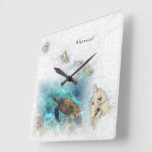 Hawaiian Nautical Map klok (Hoek)