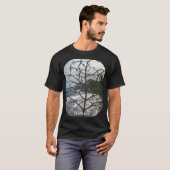Hawaiian Ocean Beach Tree Foto Uitzicht Unisex T-shirt (Voorkant volledig)