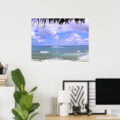 Hawaiian Ocean Poster (Thuiskantoor)
