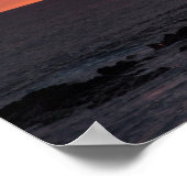 Hawaiian Ocean Sunset - Hawaii Zonsondergangen Poster (Hoek)