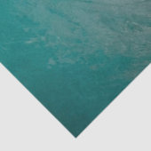 Hawaiian Ocean Wave Beach Aqua Blue Tissuepapier (Detail)