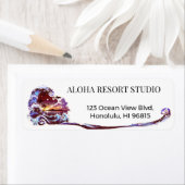 Hawaiian Orange - Reply Address Etiket (Insitu)