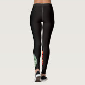 Hawaiian Orchid Flowers All over Print Leggings (Achterkant)