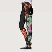 Hawaiian Orchid Flowers All over Print Leggings (Links)