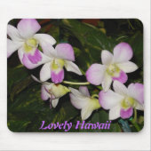 Hawaiian Orchids Mousepad Muismat (Voorkant)