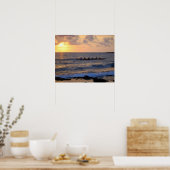 Hawaiian Outrigger Canoe op zondag 20 x 16 Poster (Keuken)