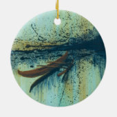 Hawaiian Outrigger in Storm Keramisch Ornament (Achterkant)