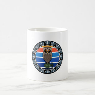 Hawaiian Owl Pueo Cartoon Koffiemok