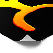 Hawaiian Paddle Man Petroglyph Print (Hoek)