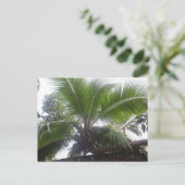 Hawaiian Palm Close Briefkaart (Staand voorkant)