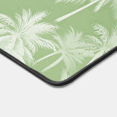 Hawaiian Palm Tree Silhouette Patroon Groen ID1093 Bureaumat (Hoek)