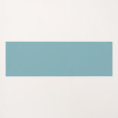 Hawaiian Palm Tree Silhouette Pattern Blauwgroen I Yogamat (Achterkant (horizontaal))