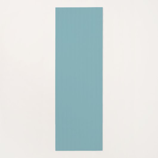 Hawaiian Palm Tree Silhouette Pattern Blauwgroen I Yogamat (Achterkant)