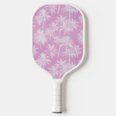 Hawaiian Palm Tree Silhouette Pattern Plum ID1093 Pickleball Paddle (Achterkant)