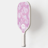 Hawaiian Palm Tree Silhouette Pattern Plum ID1093 Pickleball Paddle (Links)