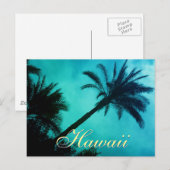 Hawaiian Palm Trees Briefkaart (Voorkant / Achterkant)