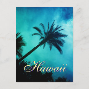 Hawaiian Palm Trees Briefkaart