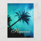 Hawaiian Palm Trees Briefkaart (Voorkant)