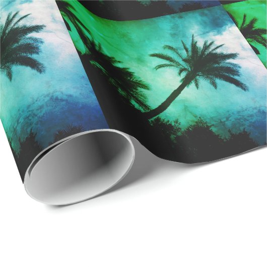 Hawaiian Palm Trees Cadeaupapier (Rol Hoek)