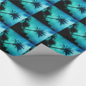 Hawaiian Palm Trees Cadeaupapier (Hoek)