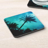 Hawaiian Palm Trees Drankjes Onderzetter (Linkerzijde)
