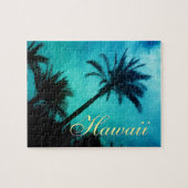 Hawaiian Palm Trees Exotic Travel Legpuzzel (Horizontaal)