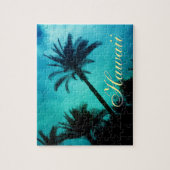 Hawaiian Palm Trees Exotic Travel Legpuzzel (Verticaal)