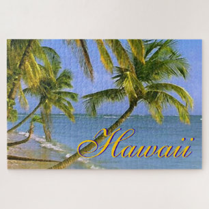 Hawaiian Palm Trees exotische reiskunst Legpuzzel