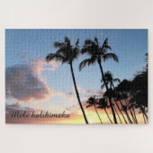 Hawaiian Palm Trees Kerstmis Puzzle Legpuzzel (Horizontaal)