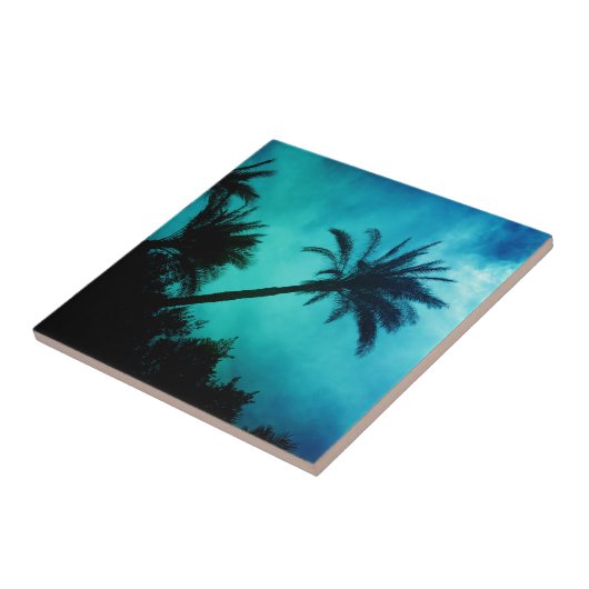 Hawaiian Palm Trees Tegeltje (Zijkant)