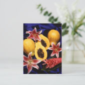 Hawaiian papayas briefkaart (Staand voorkant)