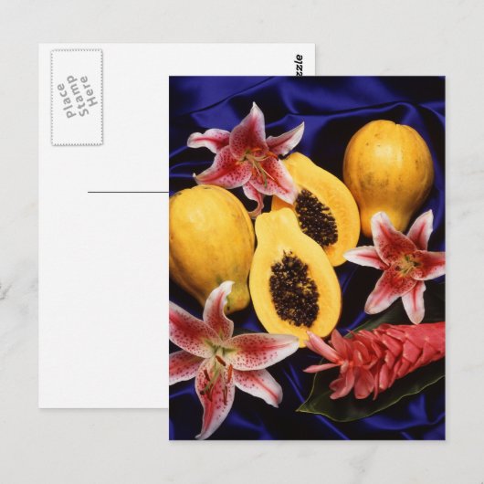 Hawaiian papayas briefkaart (Voorkant / Achterkant)