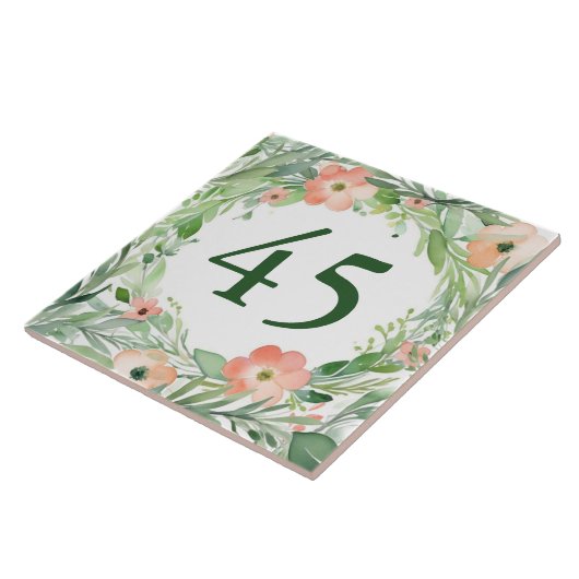 Hawaiian Paradise Custom House Nummer Bord Sign Tegeltje (Zijkant)