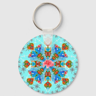 Hawaiian Paradise Flames Sleutelhanger