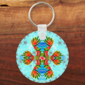 Hawaiian Paradise Flames Sleutelhanger (Achterkant)