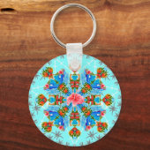 Hawaiian Paradise Flames Sleutelhanger (Voorkant)