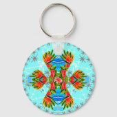 Hawaiian Paradise Flames Sleutelhanger (Achterkant)