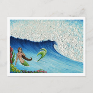 Hawaiian Paradise Mermaid Briefkaart