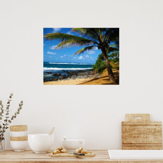 Hawaiian Paradise Poster (Keuken)